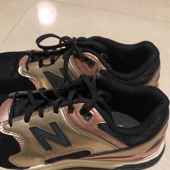 Rose Gold and Black New Balance Runners - Picture 5 of 5